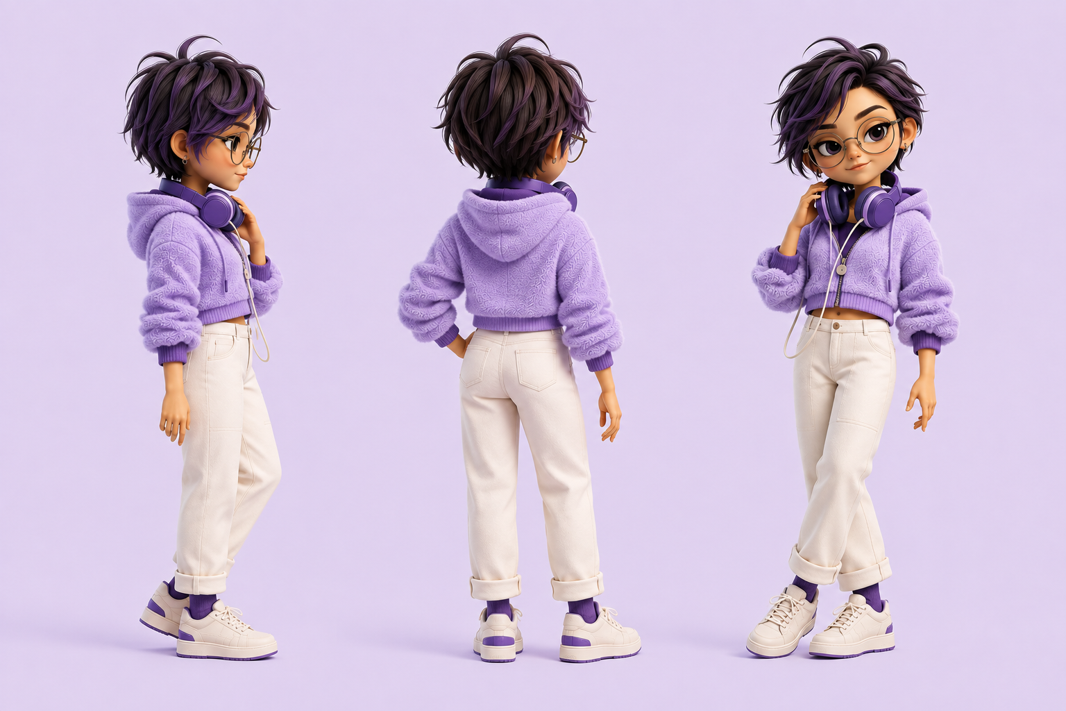 Íris Model Sheet